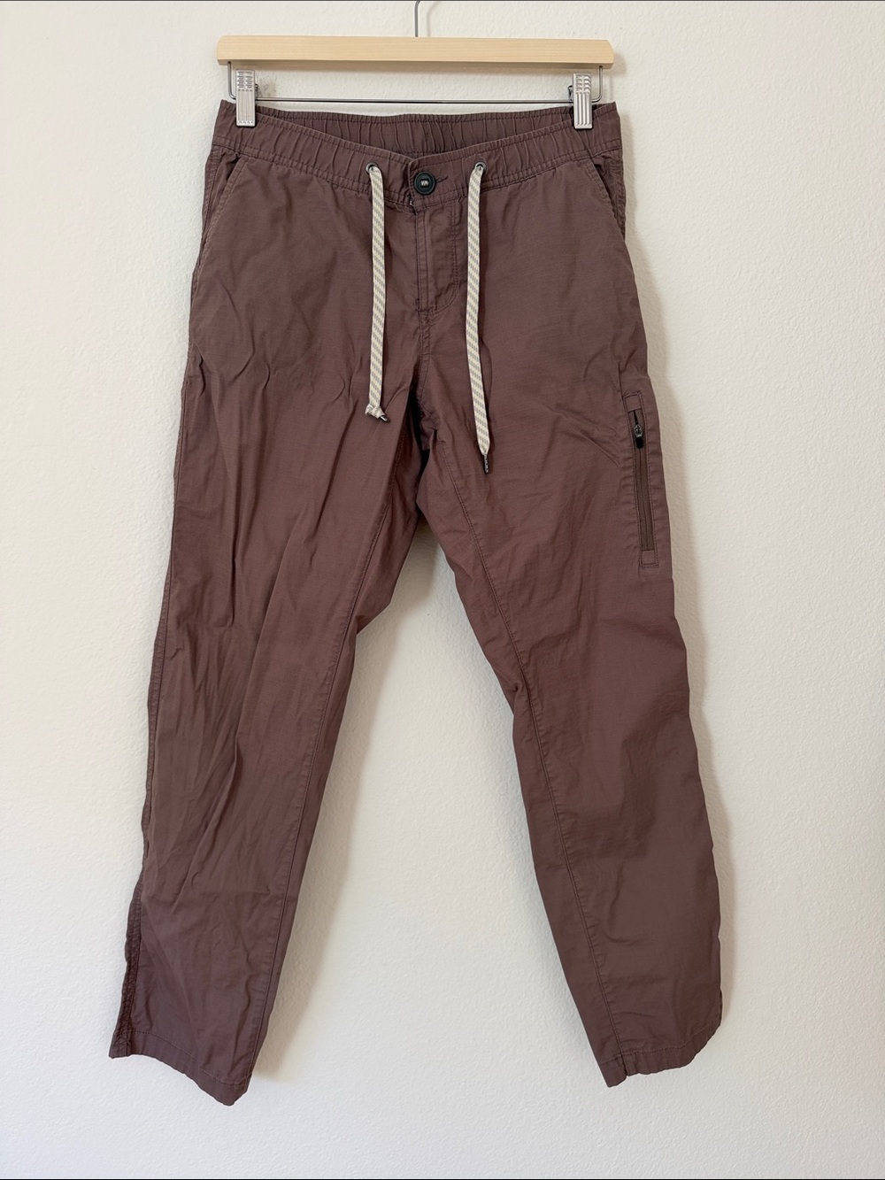 Vuori Ripstop Pants in Terracotta Hiking Outdoors Camping Size Small S Active